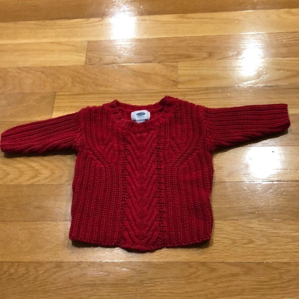 Old Navy 12-18M Red Sweater